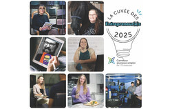 Seven emerging entrepreneurs have launched new businesses in Gatineau with support from the CJE de l’Outaouais, celebrated during this year’s “Cuvée des entrepreneurs” (Entrepreneurs’ Vintage) event highlighting local youth innovation. Photo: Courtesy