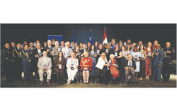 All the winners of the medals in attendance from the Outaouais region on Saturday, May 23. Courtesy
