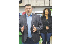 Michel Langevin, as part of a Liberal wave took the Chapleau riding, beating out Minister Mathieu Lévesque who came in third place at press time, and the PQ’s Meixia Maltais in second. Photo: Tashi Farmilo