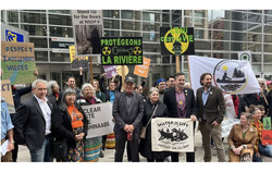 Le projet de dépotoir radioactif de Chalk River demeure une préoccupation en Outaouais. Photo : École d’été citoyenne