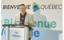 Some 400 tour operators, travel agents and suppliers are at the Hôtel-Casino du Lac-Leamy through October 21 for Bienvenue Québec 2026, the tourism trade show that Fédération des transporteurs par autobus chief executive Luc Fortin says typically yields about $50 million in contracts, and that Tourisme Outaouais is using to sell the region to buyers who mostly come from outside Quebec. Photo: Tashi Farmilo