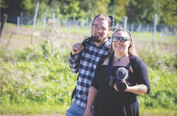 Nancy Gadoury and Dominic Lajeunesse of ExploreNaDoom specialize in video production, photography and aerial drone imagery. In 2019, they created their company, ExploreNaDoom, to travel and work at the same time. Photo: Aventuriers Voyageurs